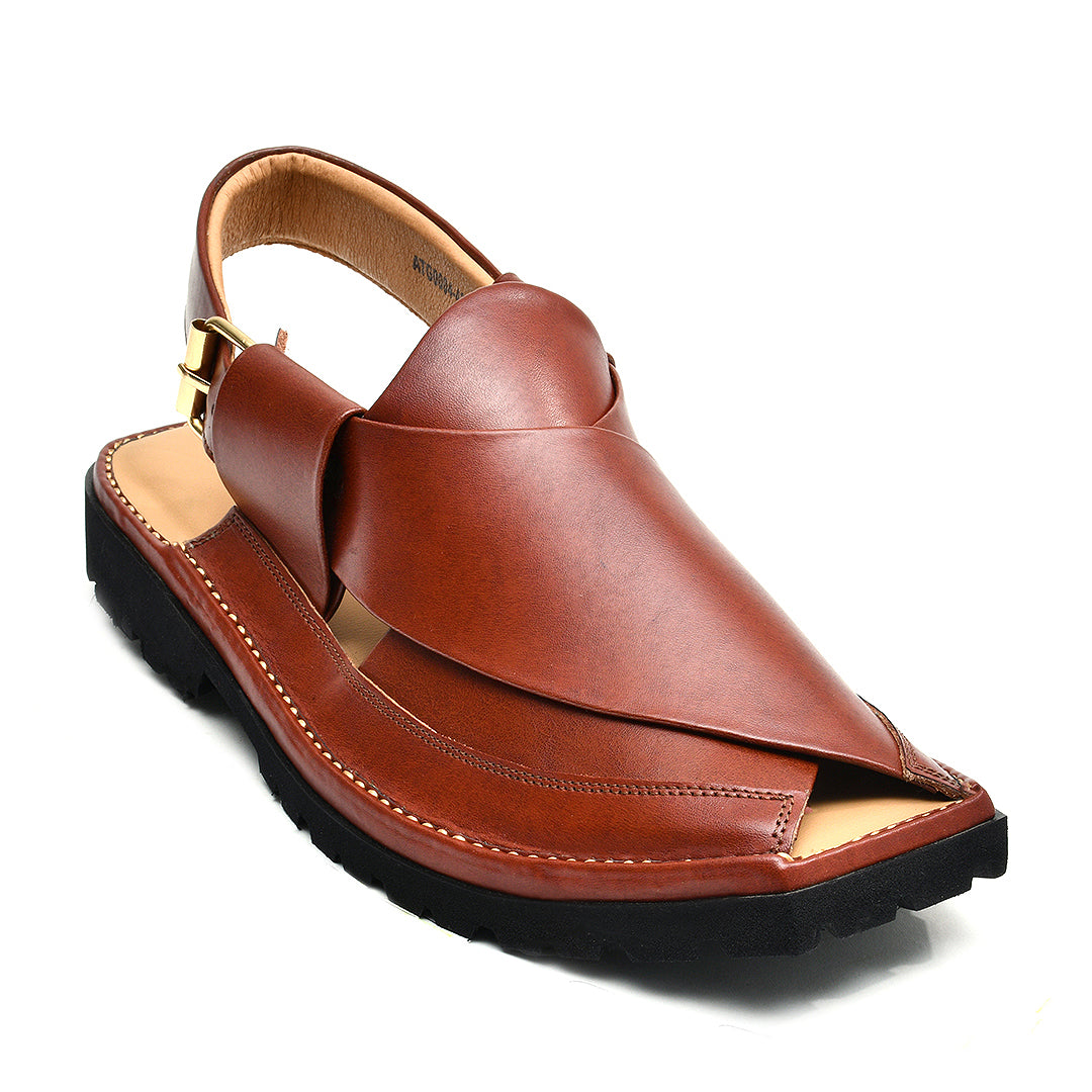LEATHER PESHAWARI CHAPPAL - ATG0004 - MAROON
