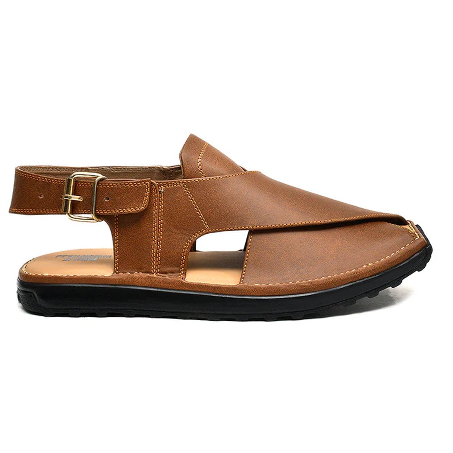 LEATHER PESHAWARI CHAPPAL - ATG0001 - MUSTARD