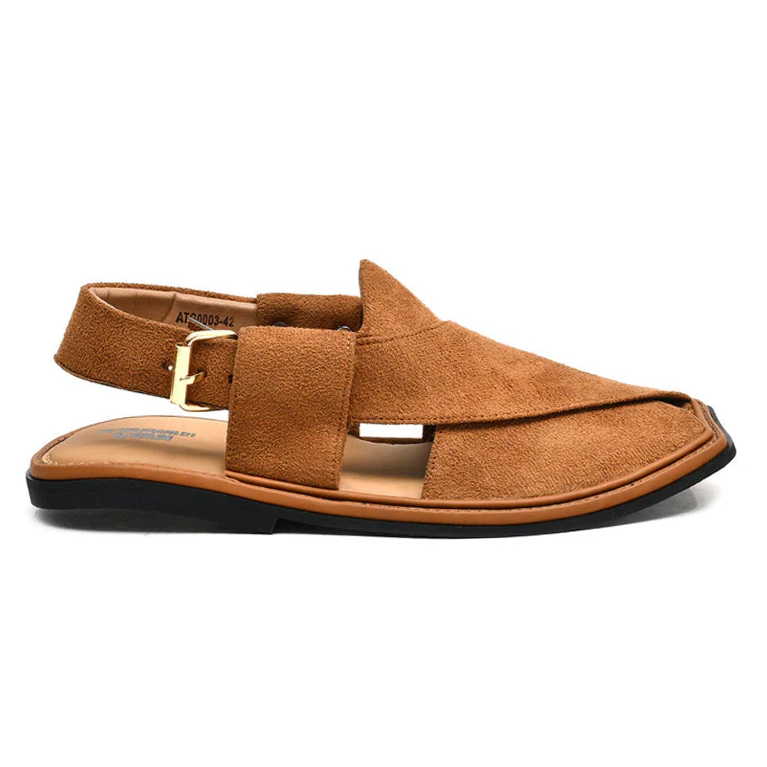 LEATHER PESHAWARI CHAPPAL - ATG0003 - TAN FB