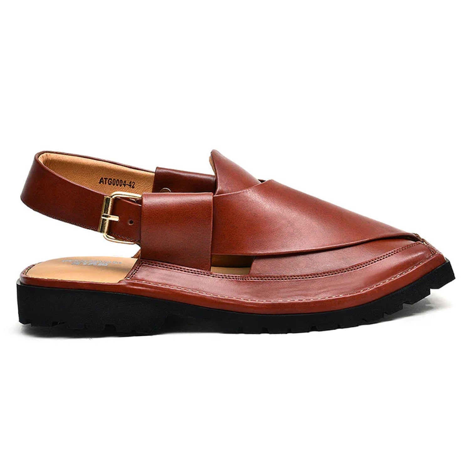 LEATHER PESHAWARI CHAPPAL - ATG0004 - MAROON