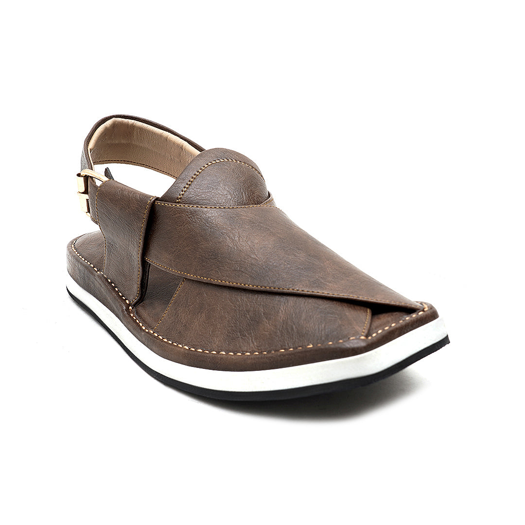 LEATHER PESHAWARI CHAPPAL - ATG0009 - BROWN