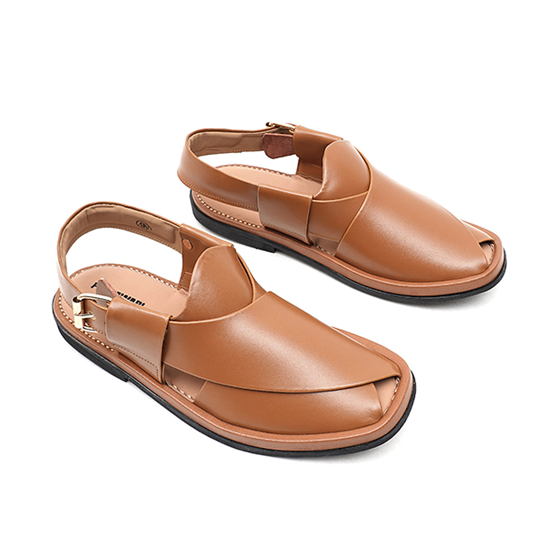 LEATHER PESHAWARI CHAPPAL - USG0002 - TAN